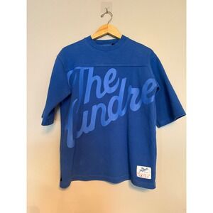 The Hundreds Mens Short Sleeve Sweatshirt Blue Graphic Print Streetwear Small